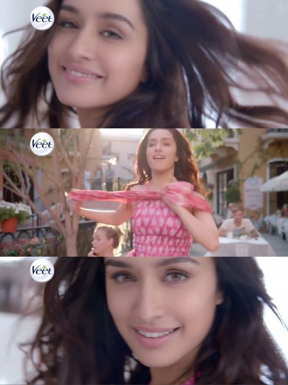 Shraddha Kapoor for Veet Ad 2017