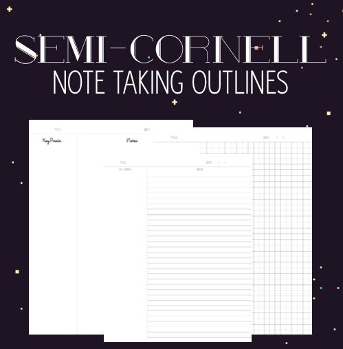 Digital Cornell Note Pages for taking notes on your iPad Future - cornell note template Digital Cornell Note Pages for taking notes on your iPad Future - cornell note template
