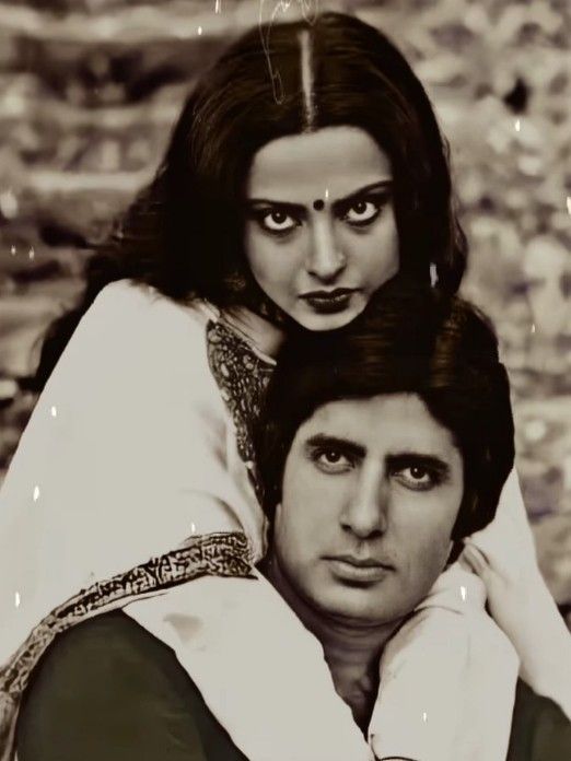 Rekha and Amitabh Bachchan