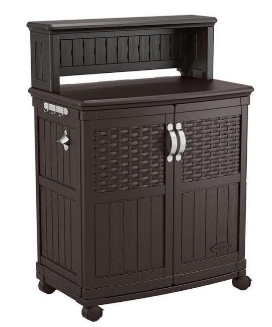 Outdoor Garden Patio Cart Island Grill Bbq Storage Bar Serving - Suncast Patio Storage And Prep Station Instructions Outdoor Garden Patio Cart Island Grill Bbq Storage Bar Serving - Suncast Patio Storage And Prep Station Instructions