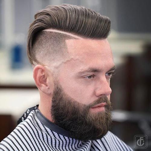 High Pompadour with Undercut Blur-28 Modern Undercut Fade Haircuts – Find Your Unique Style