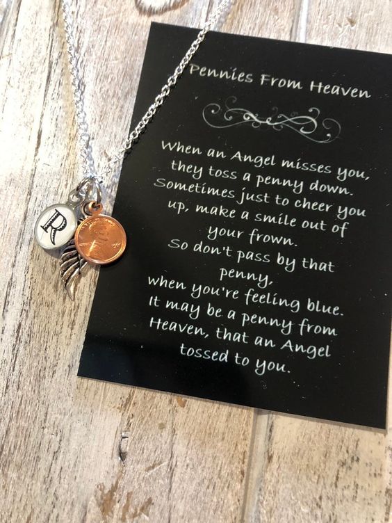 Pennies from Heaven necklace Penny from Heaven Necklace | Etsy