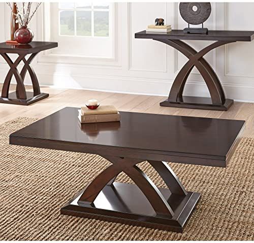 Beautiful Steve Silver Company Jocelyn Tail Table 48 W X 28 D 18 H Living Room Furniture 135 31 New Coffee Iron Wood Coffee Table, Steve Silver Company Coffee Table