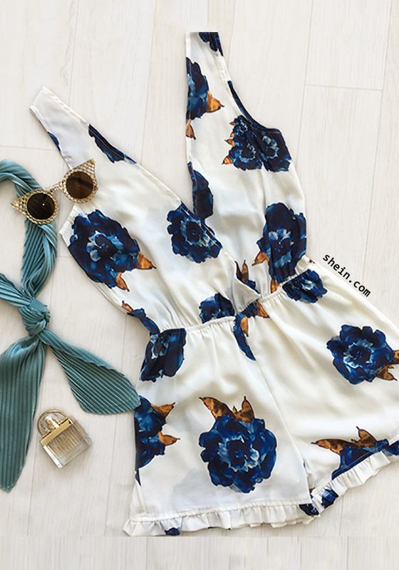 Multicolor Print Spaghetti Strap Boho Jumpsuit
