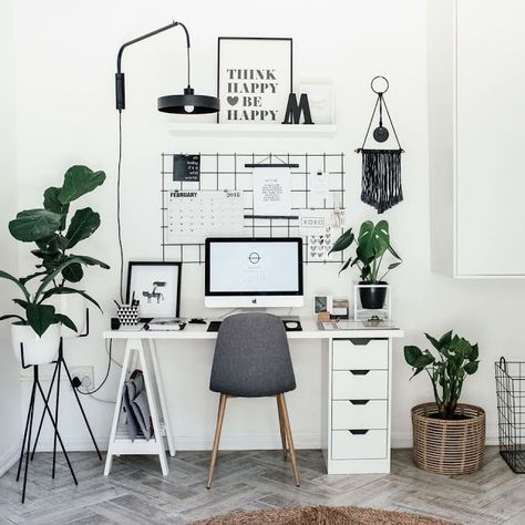 10 Escritórios femininos para quem trabalha em casa ~ Decoração e Ideias