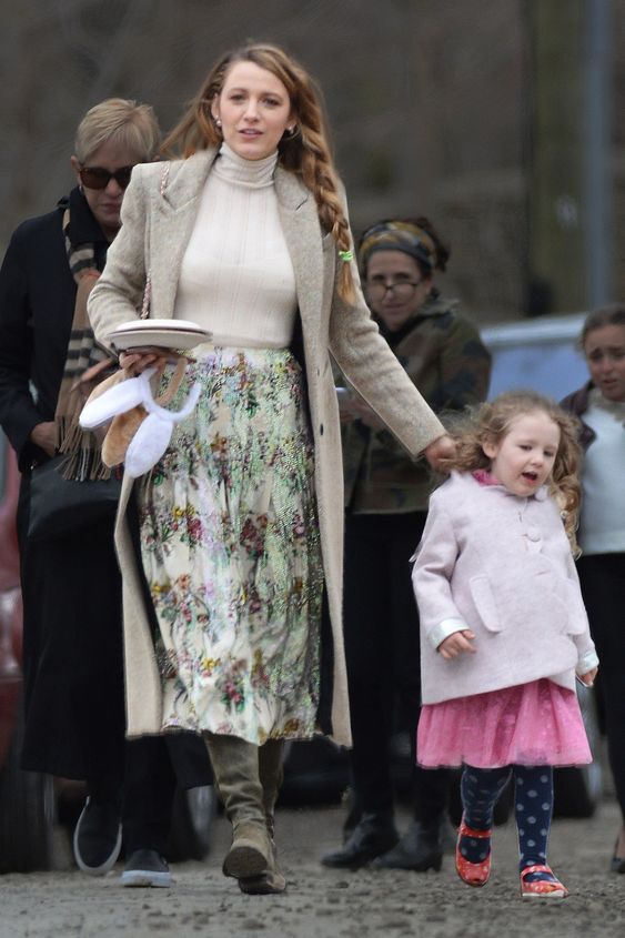 Blake Lively Offers a Lesson on How to Do Bare Legs in Winter