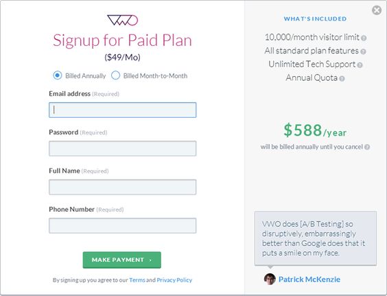 Visual Website Optimizer registration form design example Sign - employee registration form Visual Website Optimizer registration form design example Sign - employee registration form