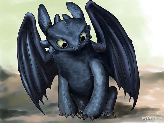 step finished sq color toothless night fury how to draw toothless night fury dragon from how to train your dragon art pinterest dibujo