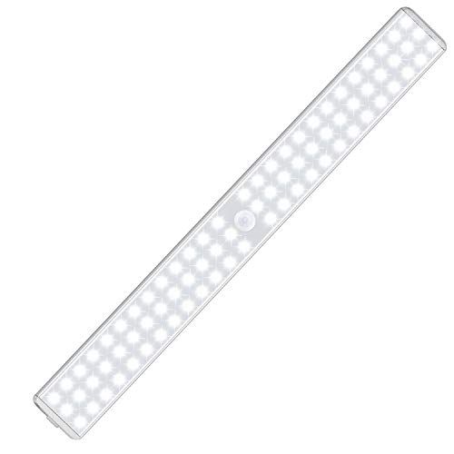 Newest Rechargeable Motion Sensor Closet Light Wireless Under Cabinet Light with 2400mAh Battery for Closet,Wardrobe,Kitchen,Hallway 78 LED Closet Light 2 Sensor Mode Newest Rechargeable Motion Sensor Closet Light Wireless Under Cabinet Light with 2400mAh Battery for Closet,Wardrobe,Kitchen,Hallway 78 LED Closet Light 2 Sensor Mode