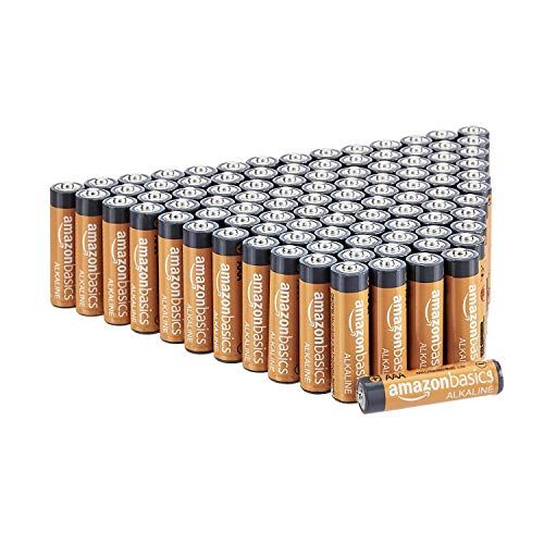 Amazonbasics 48 Pack Aa High Performance Alkaline Batteries 10 Year Shelf Life Easy To Open Value Alkaline Battery Rechargeable Batteries Battery Pack