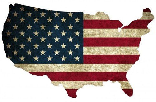 Usa Flag Map Plasma Shape Metal Sign 19 x 13 Inches | United states flag, Flag, American flag case