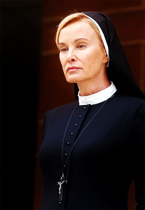 american horror story asylum jessica lange a strong older female character represented american horror american horror story asylum american horror story 3