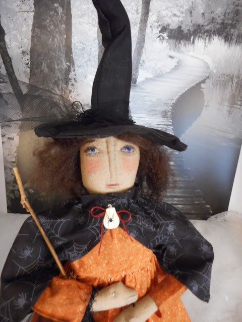 collectible halloween witch dolls