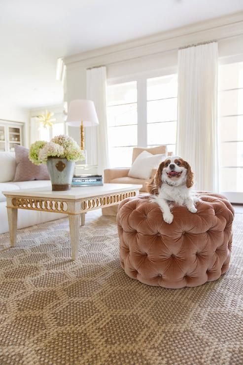 Pin On Home Accents Pin On Home Accents, Velvet Ottomans Under Console Table