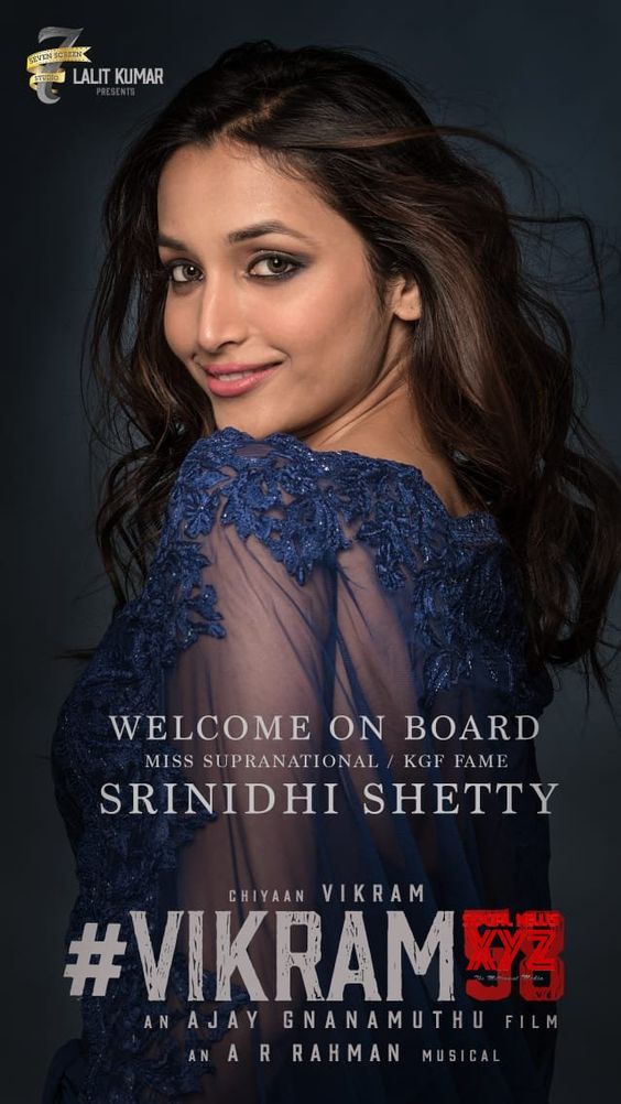 KGF Fame Pretty Heroine Srinidhi Shetty Joins ChiyaanVikram58 - Social News XYZ