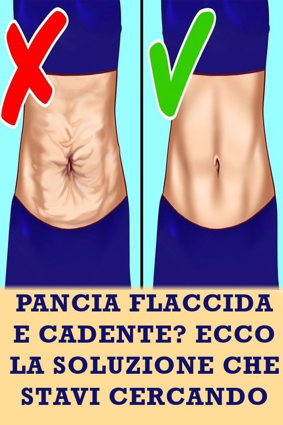 come dimagrire la pancia flaccida
