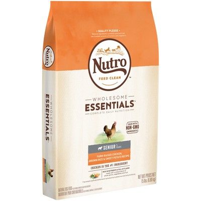 Nutro Wholesome Essentials Senior Chicken Rice Dry Dog Food