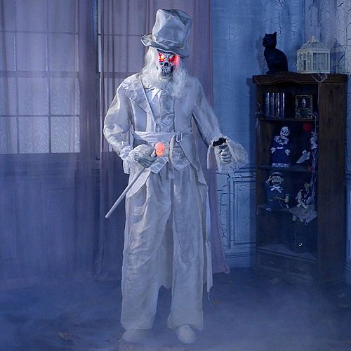 Animated Ghostly Gentleman Party City Animated Halloween Props Halloween Animatronics Halloween Props