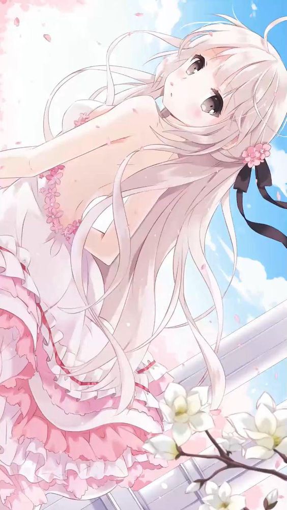 Live wallpaper two-dimensional girl
