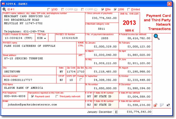 Account Abilitys 1099-K User Interface - Payment Card and Third - certified payroll form Account Abilitys 1099-K User Interface - Payment Card and Third - certified payroll form