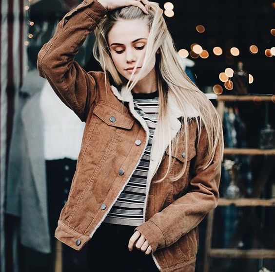 Winter with corduroy - street style