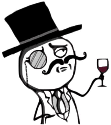 The meme face that looks modern