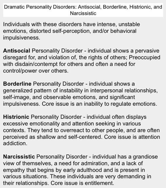 HPD Histrionic Personality Disorder (CLUSTER B DISORDER) great - admiration letter HPD Histrionic Personality Disorder (CLUSTER B DISORDER) great - admiration letter