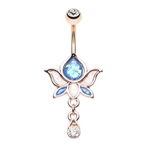 Inspiration Dezigns 14G Golden Spring Flower Belly Button Ring