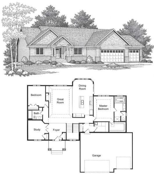 sophisticated Ranch House Plans With 3 Car Garage Pictures - Best ... sophisticated Ranch House Plans With 3 Car Garage Pictures - Best ...