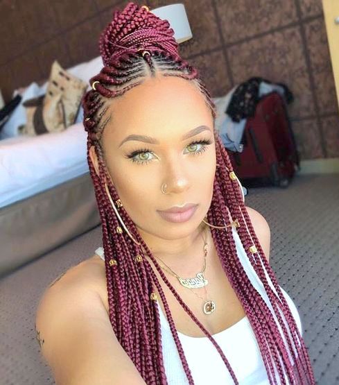 Afrikanische Frisuren Fur Damen Besten Haare Ideen Lil Girl Hairstyles African Braids Hairstyles Kids Braided Hairstyles