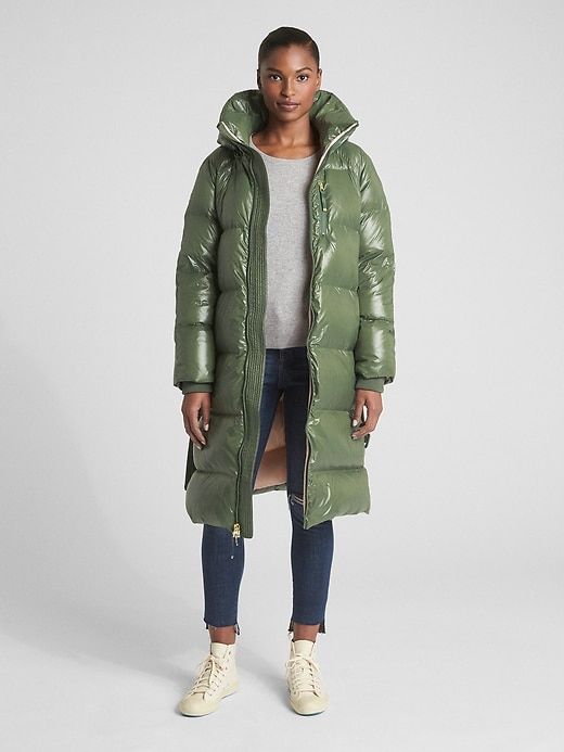 gap long down puffer jacket