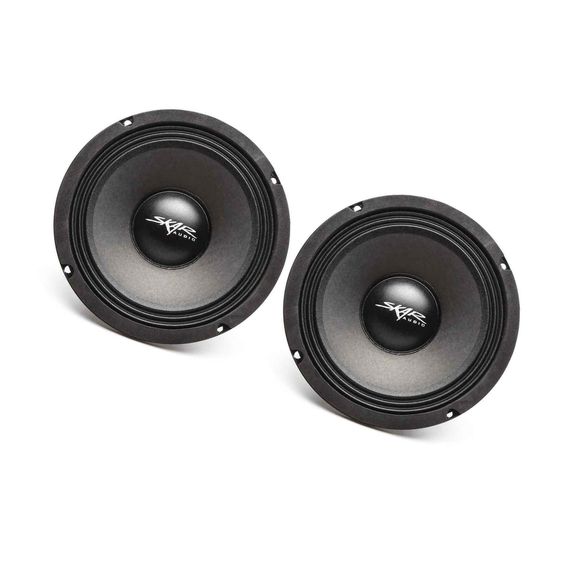 (2) NEW SKAR AUDIO FSX8-8 8-INCH 8 OHM 350W MAX CAR PRO AUDIO SPEAKERS - PAIR condition: New Brand: Skar AudioMPN: (2) FSX8-8Type: Consumer ElectronicsModel: (2) FSX8-8Modified Item: NoCalifornia Prop 65 Warning: Use of the listed products can expose you to chemicals, including lead and lead compounds, which are known to the State of California to cause cancer and bisphenol A (BPA), and phthalates DINP and/or DEHP, which are known to the State of California to cause birth defects or other reprod