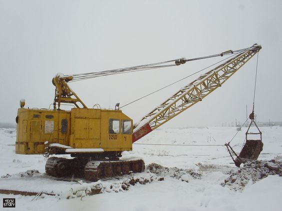 Excavator E-2503V with dragline equipment at the quarry - dragline operator sample resume Excavator E-2503V with dragline equipment at the quarry - dragline operator sample resume