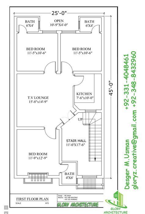 Pin By Shafique Ahmed On 1 Town House Plans Model House Plan 2bhk House Plan