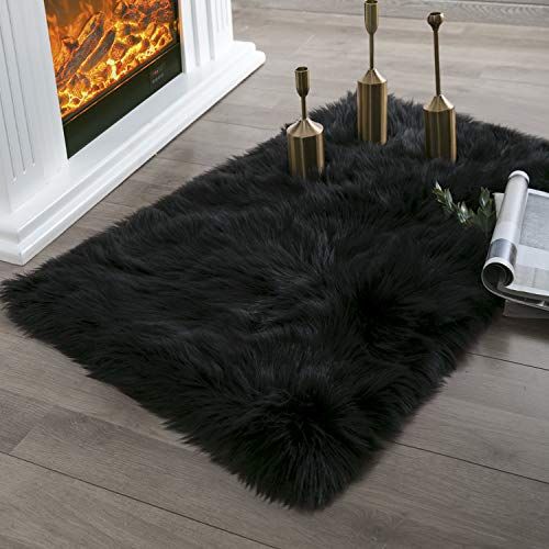 Ashle Home Deco Ultra Soft Fluffy Rugs Faux Fur Fuzzy Area Rug