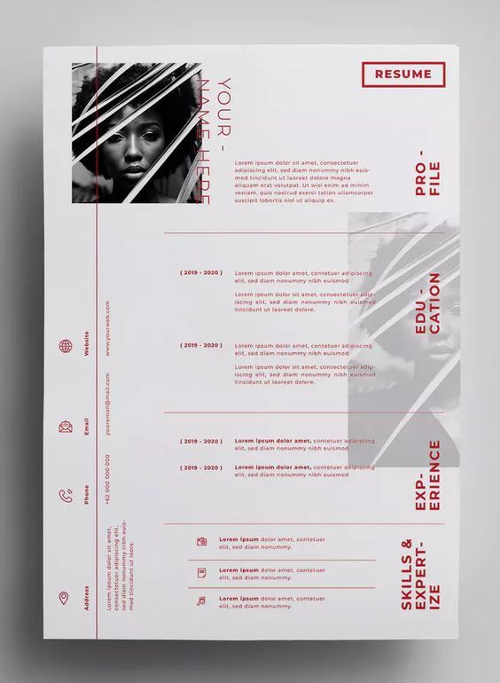 Best Hairdresser Resume Design In 2019 | Graphic Design Resume, Resume Design Creative, Graphic Design Cv