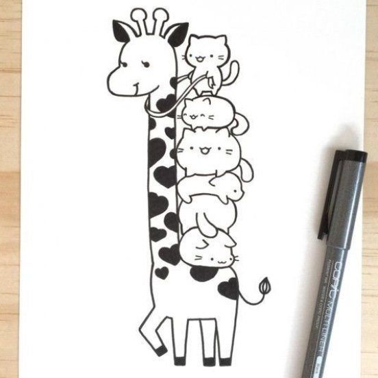 Zeichnung Zeichentipps Zeichnungen Bleistift In Cute Doodle Art Doodle Art Designs Kawaii Drawings