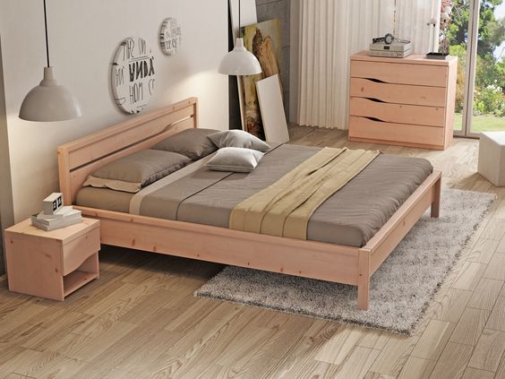 Zirbenschlafzimmer mit Zirbenbett - designer mobel aus holz skando Zirbenschlafzimmer mit Zirbenbett - designer mobel aus holz skando