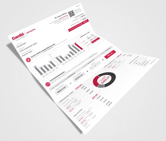 ComEd New Residential Billing Statement on Behance - billing statement ComEd New Residential Billing Statement on Behance - billing statement