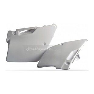 Polisport Side Panels Kawasaki KX125 / KX250 Polisport side number plates are produced with Polisport\'s exclusive DGP (durable gloss polypropylene) technology, making them durable and flexible. Polisport replica plastics are offered in colors that perfectly match the OEM plastics and are sure to make your bike shine like new. Features: Injection-molded, quality plastic components with a perfect OEM fit Produced with Polisport\'s exclusive technology DGP (durable gloss polypropylene) Perfect combi