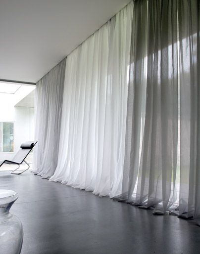 Modern Window Treatments Pool The Long Ds At Floor For A Specific Look Home Curtains With Blinds Window Treatments Pool The Long Ds, Long White Sheer Curtains