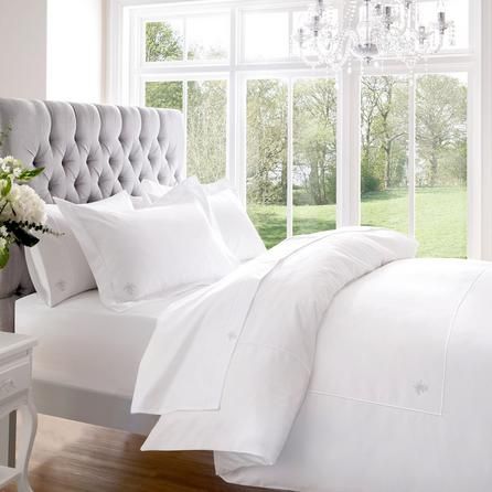 Dorma Egyptian Cotton 1000 Thread Count White Duvet Cover