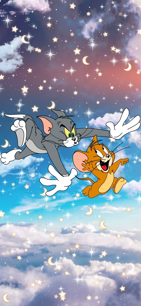 Tom and Jerry aesthetic phone wallpaper