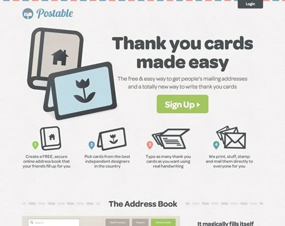 16 Examples of Beautiful Services and Apps Websites Product ideas - address book example 16 Examples of Beautiful Services and Apps Websites Product ideas - address book example