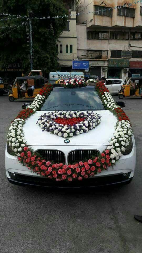 Pin By Rajeshwar Jain On Weddings Wedding Car Decorations