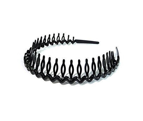 Girl Ladies Plastic Comb Wave Hair Band Headband with Teeth Hair Accessories