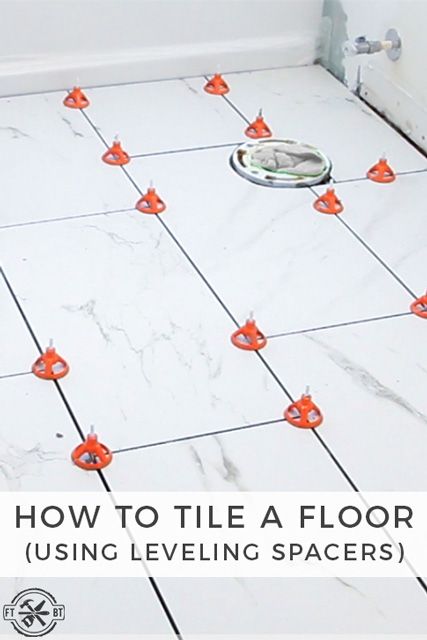 How To Tile A Bathroom Floor Fixthisbuildthat Floors Diy Flooring Bathroom Floors Diy Flooring, How To Lay Down Bathroom Floor