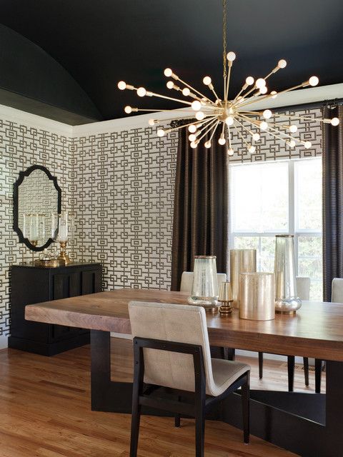 16 Dramatic Light Fixtures That Will Make Your Home Unique Modern Dining Room Design Modern Dining Room, Dining Room Table Lighting Fixtures