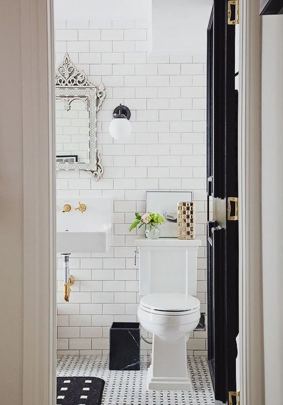 Dreams in HD: Interiors :: Black & White Bathroom Inspiration