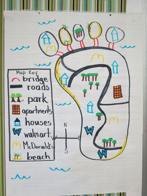 Barefoot Island Mapping skills could have students add longitude and latitude lines